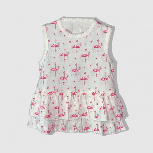 Curiosity Baby Carousel Frill Dress with UV Protection and Water Repellent