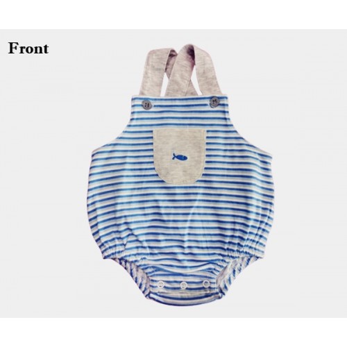 Curiosity Baby Stripe Playsuit with UV Protection and Water Repellent