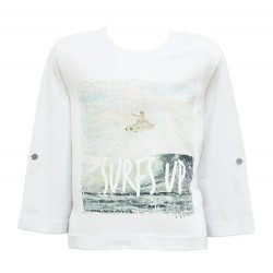 SURF UP TEE FOR BOYS (WHITE)