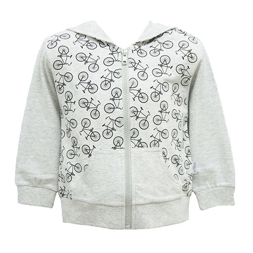 BICYCLE HOODIE FOR BOYS (GREY)