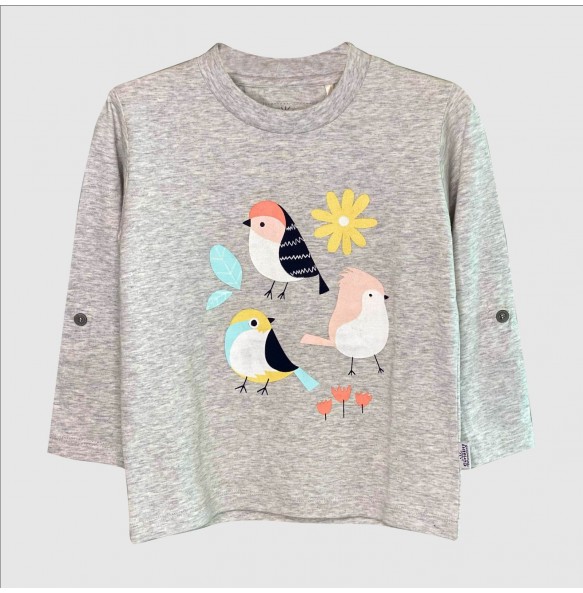 4D Bird Augmented Reality T-shirt for Girl