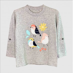 4D Bird Augmented Reality T-shirt for Girl